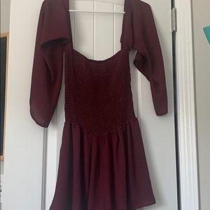 Maroon romper